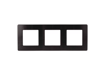 Рамка 3-постовая ЭРА 12 сатин черный 12-5103-06 Б0052524