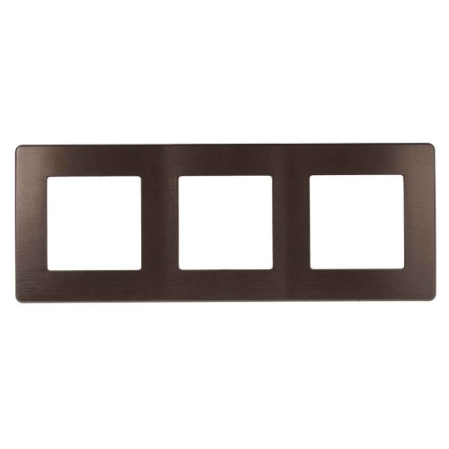 Рамка 3-постовая ЭРА 12 сатин бронза 12-5103-13 Б0052526, купить в Минске по самой низкой цене