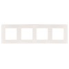 Рамка 4-постовая ЭРА 12 сатин белый 12-5104-01 Б0052529, купить в Минске по самой низкой цене
