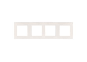 Рамка 4-постовая ЭРА 12 сатин белый 12-5104-01 Б0052529