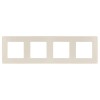 Рамка 4-постовая ЭРА 12 сатин слоновая кость 12-5104-02 Б0052530, купить в Минске по самой низкой цене