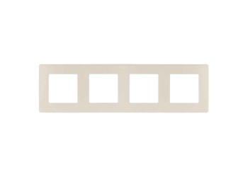 Рамка 4-постовая ЭРА 12 сатин слоновая кость 12-5104-02 Б0052530