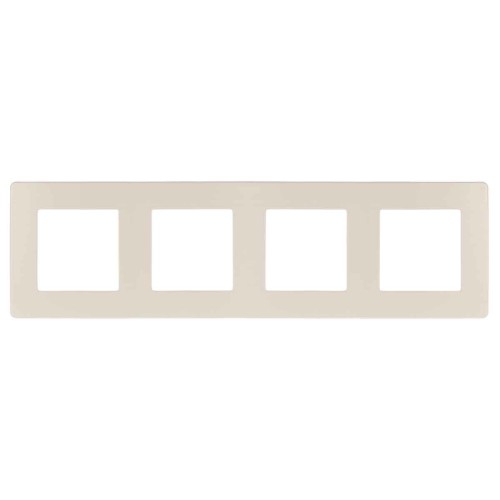 Рамка 4-постовая ЭРА 12 сатин слоновая кость 12-5104-02 Б0052530, купить в Минске по самой низкой цене