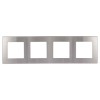 Рамка 4-постовая ЭРА 12 сатин алюминий 12-5104-03 Б0052531, купить в Минске по самой низкой цене