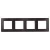 Рамка 4-постовая ЭРА 12 сатин антрацит 12-5104-05 Б0052533, купить в Минске по самой низкой цене