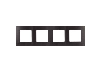 Рамка 4-постовая ЭРА 12 сатин антрацит 12-5104-05 Б0052533