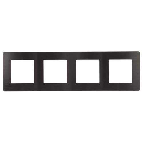 Рамка 4-постовая ЭРА 12 сатин антрацит 12-5104-05 Б0052533, купить в Минске по самой низкой цене