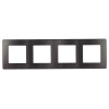Рамка 4-постовая ЭРА 12 сатин графит 12-5104-12 Б0052535, купить в Минске по самой низкой цене