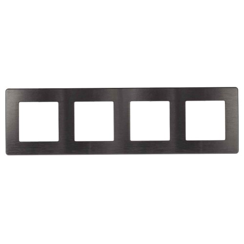 Рамка 4-постовая ЭРА 12 сатин графит 12-5104-12 Б0052535, купить в Минске по самой низкой цене