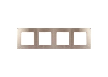 Рамка 4-постовая ЭРА 12 сатин бронза 12-5104-13 Б0052536