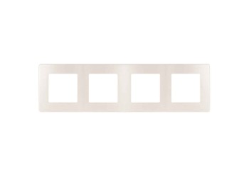 Рамка 4-постовая ЭРА 12 сатин перламутр 12-5104-15 Б0052538