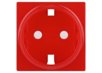 Лицевая панель ЭРА розетки красный 12-6301-23 Б0052668