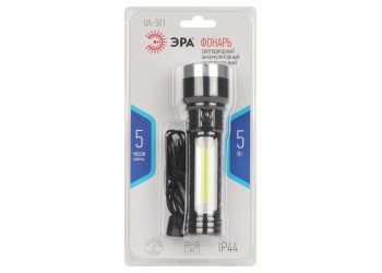 Ручной светодиодный фонарь ЭРА аккумуляторный 400 лм UA-501 Б0052743