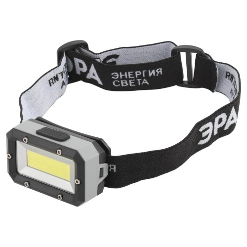 Налобный светодиодный фонарь ЭРА Шторм от батареек 30х30х63 320 лм GB-708 Б0052750, купить в Минске по самой низкой цене