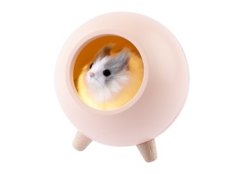 Светильник-ночник ЭРА Хомяк розовый NLED-468-1W-P Б0052816
