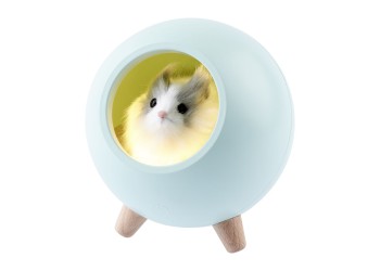 Светильник-ночник ЭРА Хомяк зеленый NLED-468-1W-GR Б0052817