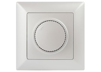 Диммер поворотный ЭРА Intro Solo 600W перламутровый 4-401-06 Б0053710