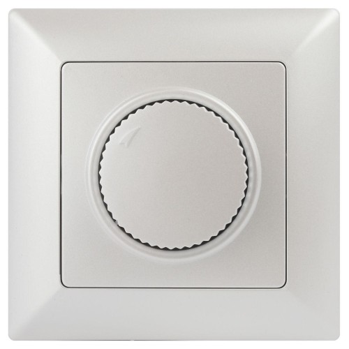 Диммер поворотный ЭРА Intro Solo 600W перламутровый 4-401-06 Б0053710, купить в Минске по самой низкой цене