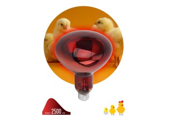 Лампа инфракрасная ЭРА E27 150 Вт для обогрева животных и освещения ИКЗК 230-150 R127 Б0055441