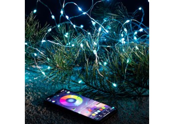 Светодиодная гирлянда ЭРА нить 220V динамичный RGB ЕGNIG - PU Б0055994