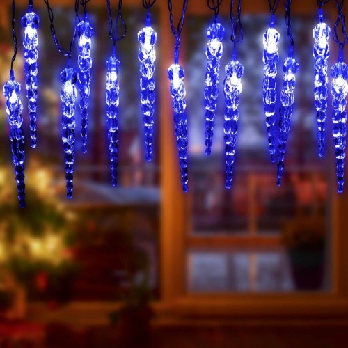Светодиодная гирлянда ЭРА нить Сосульки 220V постоянный синий ЕGNIG - IC Б0055995, купить в Минске по самой низкой цене