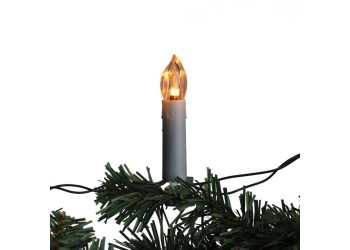 Светодиодная гирлянда ЭРА нить Свечи 220V динамичный теплый белый свет ЕGNIG - CAN Б0055996