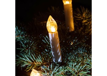 Светодиодная гирлянда ЭРА нить Свечи 220V динамичный теплый белый свет ЕGNIG - CAN Б0055996