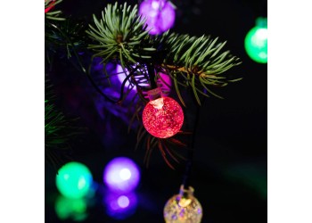 Светодиодная гирлянда ЭРА шарики 220V мультиколор ENIN - 25BG Б0055997