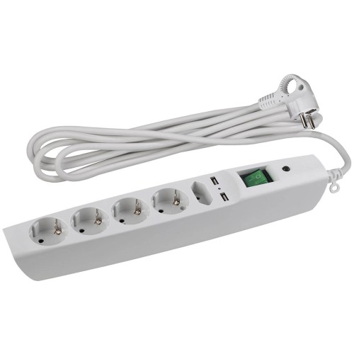 Сетевой фильтр ЭРА SFU-5es-2m-W C0043327, купить в Минске по самой низкой цене