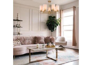 Подвесная люстра Escada Eclipse 10166/7PL Brass