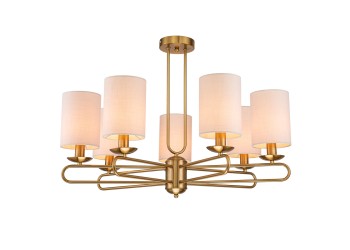 Подвесная люстра Escada Eclipse 10166/7PL Brass