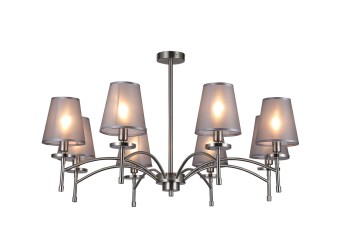 Подвесная люстра Escada Faith 694/8PL Nickel