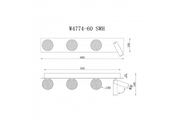 Бра iLedex Telescope W4774-60 SWH