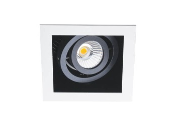 Встраиваемый светодиодный светильник Italline DL 3014 white/black