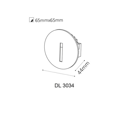 Встраиваемый светодиодный светильник Italline DL 3034 black, купить в Минске по самой низкой цене