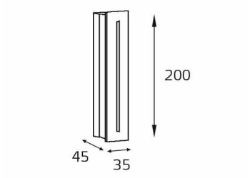 Встраиваемый светодиодный светильник Italline IT03-1420 white