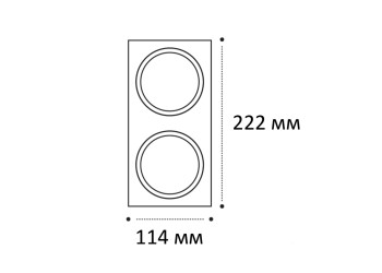 Рамка Italline IT08-8034 white