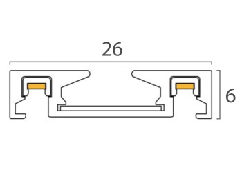 Шинопровод магнитный Italline Kreator IT09-9020 black tube