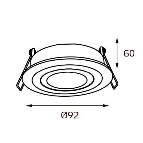 Встраиваемый светильник Italline M02-026019 white, купить в Минске по самой низкой цене