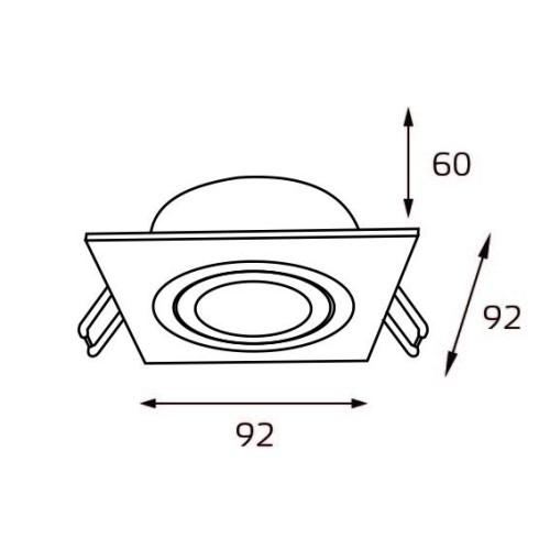 Встраиваемый светильник Italline M02-026020 white, купить в Минске по самой низкой цене