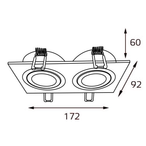 Встраиваемый светильник Italline M02-026021 white, купить в Минске по самой низкой цене