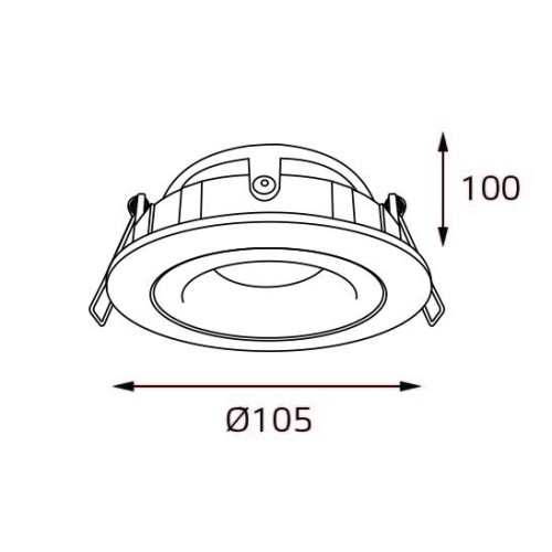 Встраиваемый светильник Italline M02-026029 white, купить в Минске по самой низкой цене