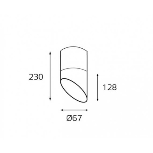Наконечник для светильника Italline M03-004 black/gold, купить в Минске по самой низкой цене