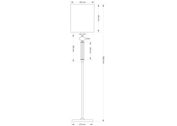 Напольный светильник KUTEK LEA LEA-LS-1(P/A)