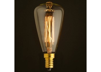 Лампа накаливания E14 40W прозрачная 4840-F