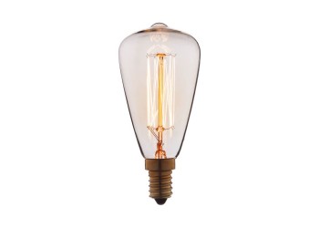 Лампа накаливания E14 40W прозрачная 4840-F