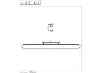Подсветка для зеркал Lucide Madelon 04209/18/30