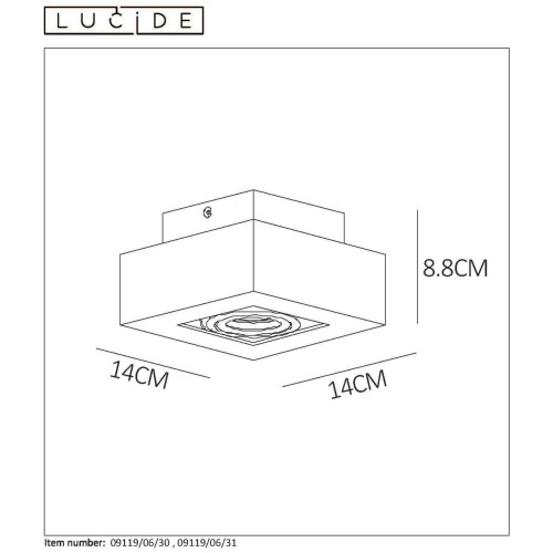 Потолочный светильник Lucide Xirax 09119/06/30, купить в Минске по самой низкой цене