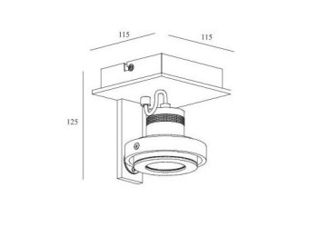 Спот Lucide Landa II 17906/06/31