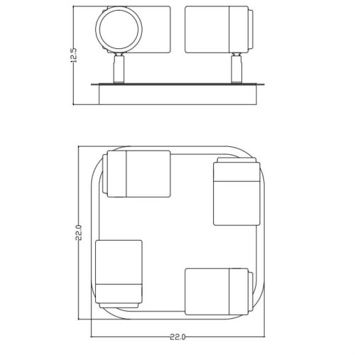Светодиодный спот Lucide Lennert 26957/20/30, купить в Минске по самой низкой цене